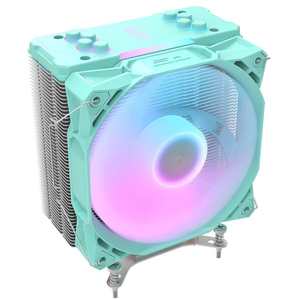 圖片 darkFlash S11 PRO 直觸式熱導管CPU散熱器-薄荷綠(含12公分A.RGB風扇)