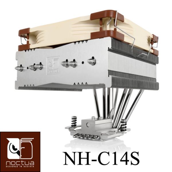 圖片 貓頭鷹 NH-C14S /NF-A14 PWM風扇/下吹式/六年/高11.5~14.2 散熱器