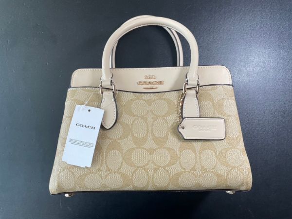 圖片 COACH 經典 PVC / Darcie Carryall  / 兩用包(卡其米)