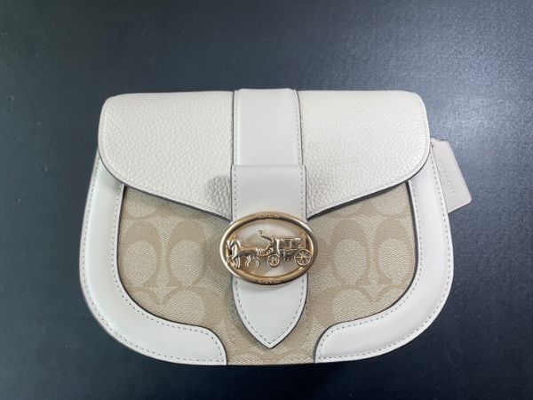 圖片 COACH C2806 George 復古風海報明星同款 蔻馳新款 馬鞍包 半月包 單肩斜挎