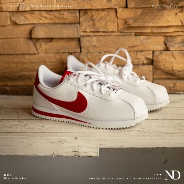 NICEDAY 現貨 Nike Cortez Basic 阿甘 阿甘鞋 經典 親子 女鞋 大童 紅 