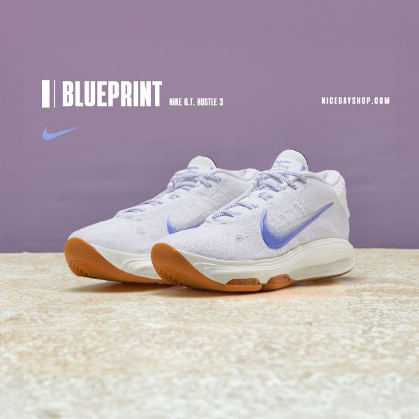 NICEDAY 現貨 Nike G.T. Hustle 3 Blueprint 藍紫 實戰 籃球鞋 HJ9084-100