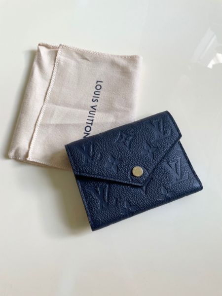 圖片 #已售 歡迎詢問預訂# LV 金豆短夾 深藍