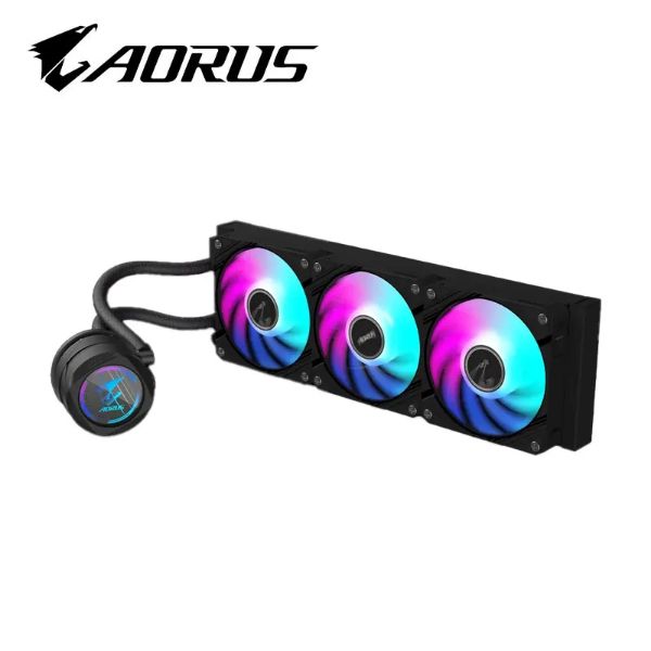 圖片 技嘉 AORUS WATERFORCE II 360 鷹魂二代/可旋轉冷頭/卡扣風扇/5年 一體式水冷