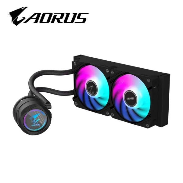 圖片 技嘉 AORUS WATERFORCE II 240 鷹魂二代/可旋轉冷頭/卡扣風扇/5年 一體式水冷