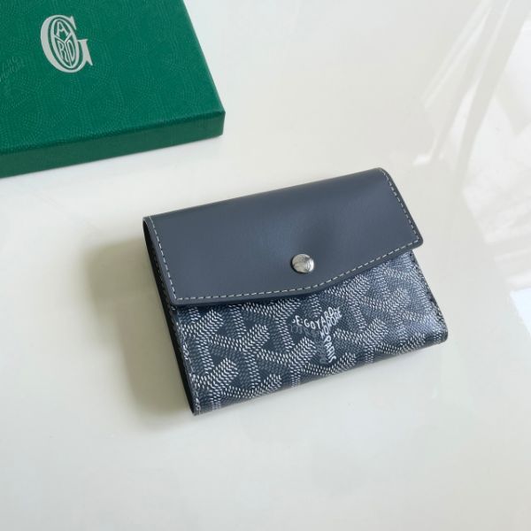 圖片 #已售 歡迎詢問預訂# GOYARD 三折短夾 灰色