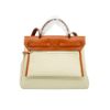 圖片 Hermes Herbag 31 展示品 帆布手提斜背包(咖/米)