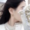 圖片 Chanel 21s淡金書包釦耳環