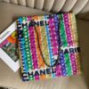 圖片 Chanel 21k 彩虹字母托特🌈
