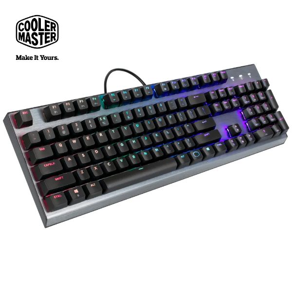 圖片 Cooler Master_酷碼酷碼Cooler Master CK350 紅軸機械式RGB電競鍵盤