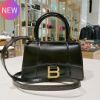 圖片 Balenciaga 592833 Hourglass XS Box小牛皮沙漏包 黑色《2024季度新品》