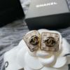 圖片 Chanel 24c 黑白滿logo方塊耳針
