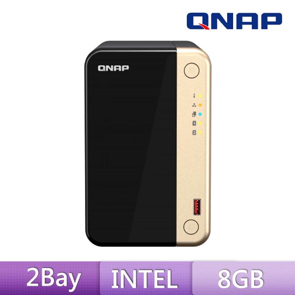 圖片 QNAP 威聯通 TS-264-8G 2Bay NAS 網路儲存伺服器