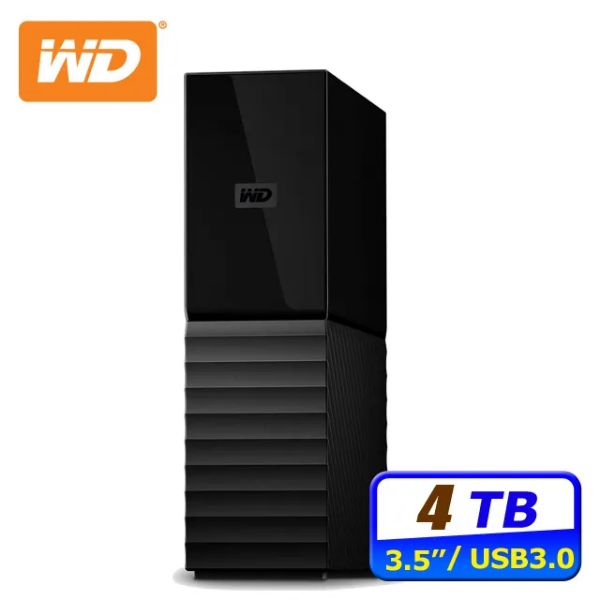 圖片 WD_威騰WD My Book 4TB USB3.0 3.5吋外接硬碟(WDBBGB0040HBK-SESN)