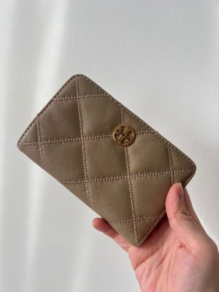 圖片 售完❗ Tory burch willa wallet 奶油杏仁色 almond 中夾 tb 中夾 tb皮夾