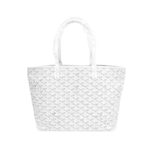 圖片 Goyard Artois PM 小號 帆布拉鍊肩背托特包(白)