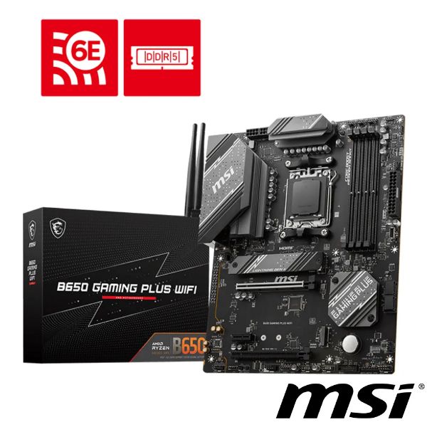 圖片 微星 B650 GAMING PLUS WIFI(ATX/LAN2.5G+AMD 無線)12+2+1相