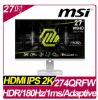 圖片 🌈MSI_微星MSI MAG 274QRFW 平面電競螢幕 (27型/2K/HDR/180hz/1ms/IPS)🌈