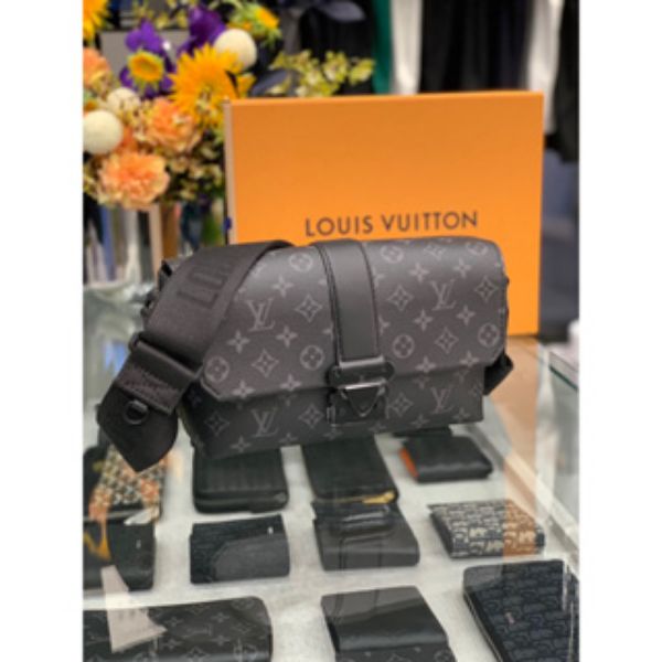 圖片 Louis Vuitton LV S-Cape 黑色老花 側背包 郵差包