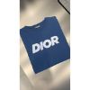 圖片 Dior 經典 沙灘系列 字母設計 藍色 短袖T恤上衣