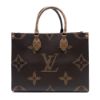 圖片 Louis Vuitton OnTheGo MM 帆布手提/肩背包(M45321-棕)