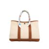 圖片 Hermes Garden Party 30 帆布手提花園包(米/咖)