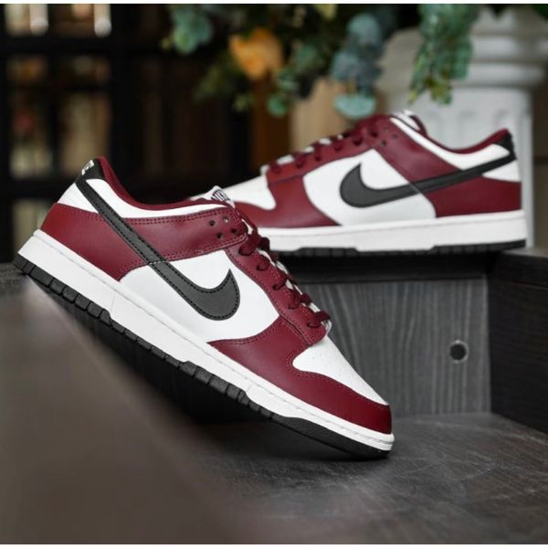 圖片 Nike Dunk Low "Dark Team Red" 酒紅黑勾 男鞋 FZ4616-600