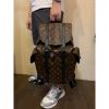 圖片 Louisvuitton Lv 咖啡色老花拼接配色 男生後背包 現貨 二手