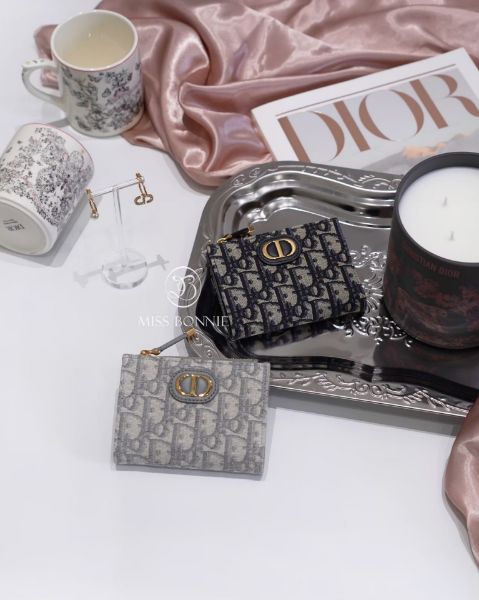 圖片 DIOR蒙田兩摺拉鍊短夾(預購)