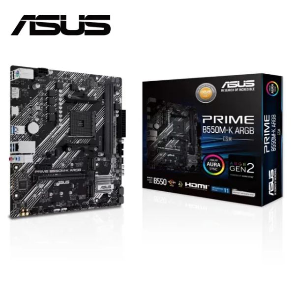圖片 華碩 PRIME B550M-K ARGB-CSM(一般文書/輕電競・AMD入門)