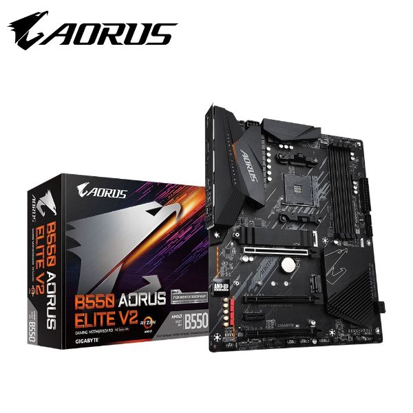 圖片 技嘉 B550 AORUS ELITE V2(ATX/1H1P/Realtek 2.5/註五年)12+2相供電