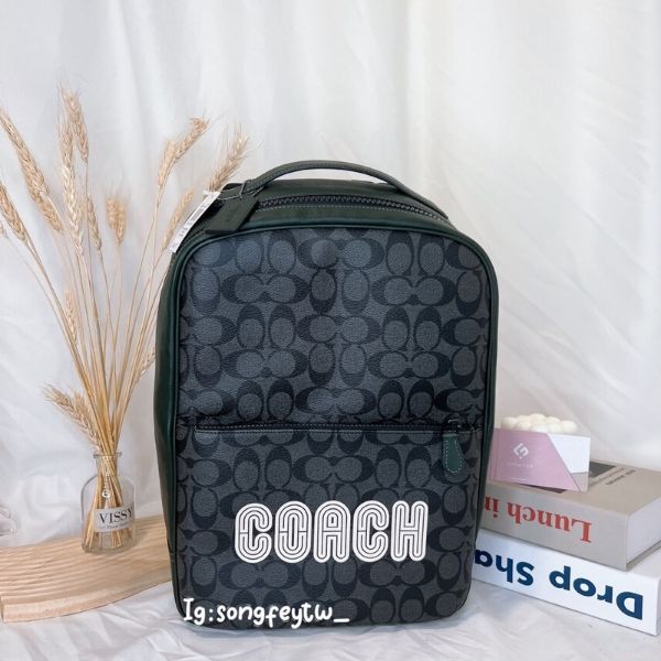 圖片 	Coach 男款大後背包