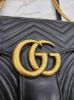 圖片 Gucci 443496 GG Marmont Jumbo 30 公分 雙G金鍊翻蓋包 黑色《2024季度★全新商品 》