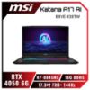 圖片 MSI Katana A17 AI B8VE-838TW 微星炫彩戰鬥款電競AI筆電/R7-8845HS/RTX4050 6G/16G DDR5/1TB PCIe/17.3吋 FHD 144Hz/W11/四區RGB背光電競鍵盤🎈送保護套/滑鼠墊/鍵盤膜🎈