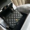 圖片 Chanel 黑金小羊皮經典款方胖子