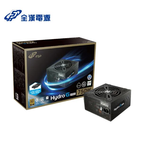 圖片 全漢 HYDRO G PRO 750W 雙8/金牌/PCIe 5.0(轉接)/全模/主日系/防潮塗層/10年保