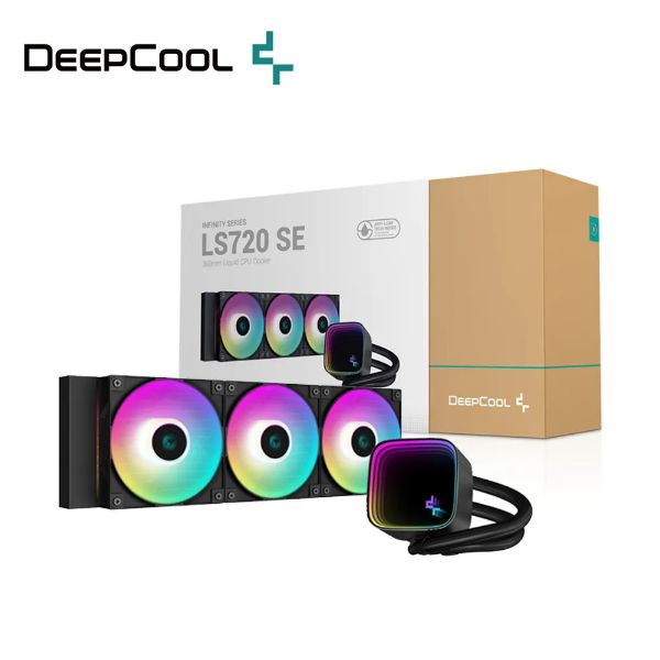 圖片 DEEPCOOL LS720 SE 360水冷/鋁殼冷頭+A.RGB扇/厚:5.2/5年