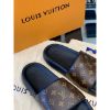 圖片 Louis Vuitton LV 經典 黑色、咖啡色老花設計 男生 拖鞋