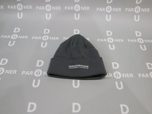 圖片 【Dou Partner】NEIGHBORHOOD BEANIE CAP AC 毛帽 帽子 222YGNH-HT01 灰