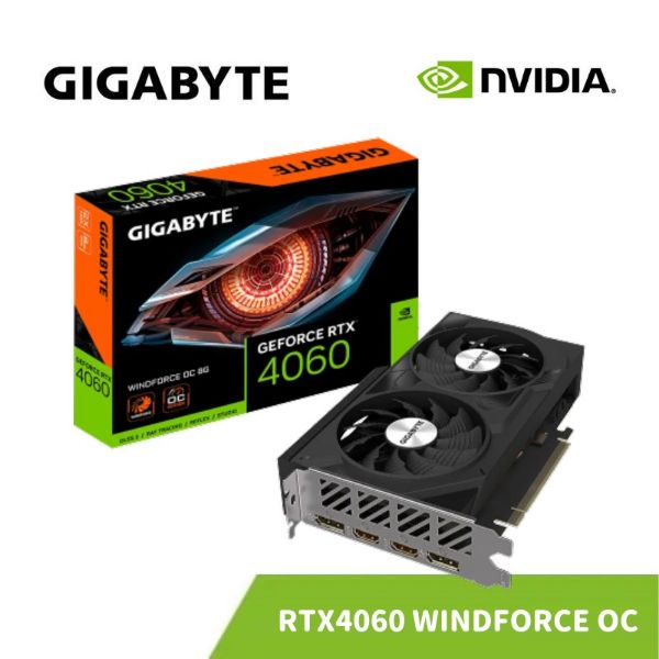 圖片 GIGABYTE 技嘉 GeForce RTX 4060 WINDFORCE OC 8G 顯示卡