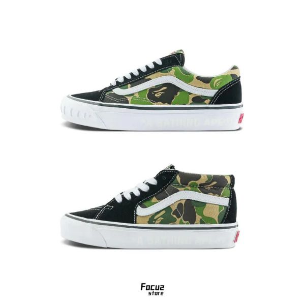 Bape x Vans Old Skool TB / SK8 Mid Reissue83 VN000E6VE36 / VN000MZGCX3