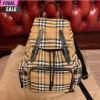 圖片 Burberry 80067241 The Rucksack 格紋皮革中型後背包﻿【促銷品】