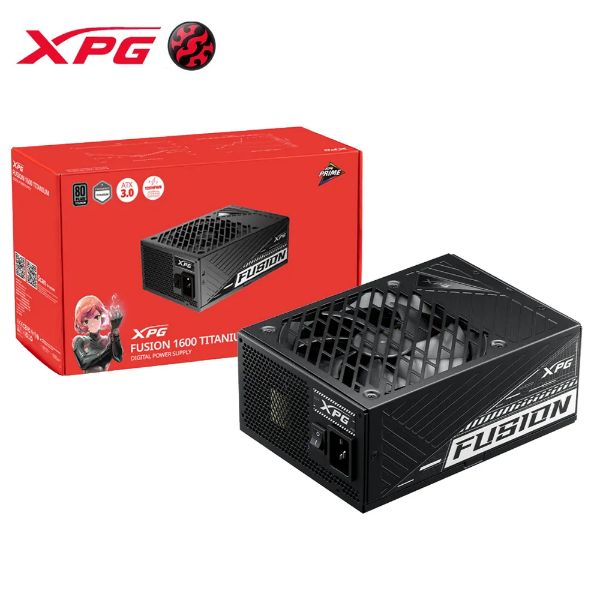 圖片 XPG FUSION 1600W 雙8/鈦金/全模/ATX3.0(PCIe 5.0)/雙12VHPWR/12年