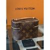 圖片 Louis Vuitton LV經典 咖啡色老花設計 Nice Nano 梳洗袋 化妝包