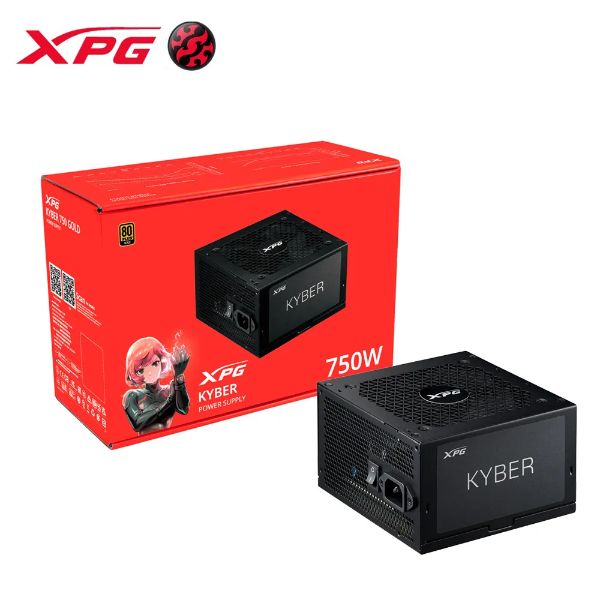 圖片 XPG KYBER 750W 雙8/金牌/直出線/ATX3.0(PCIe 5.0)/5年保