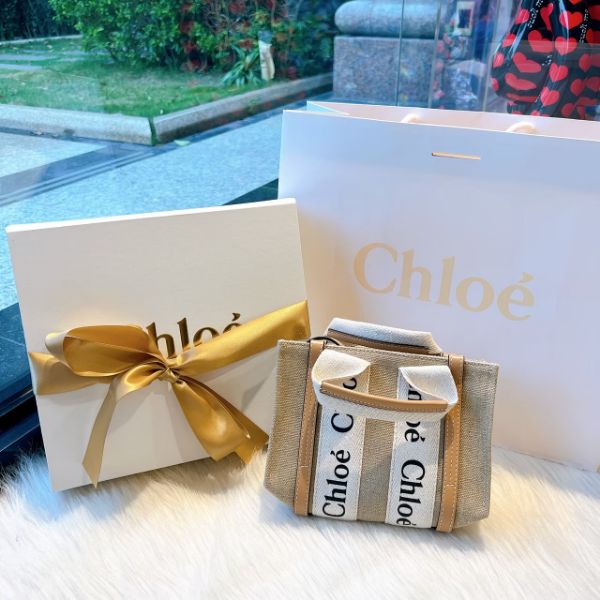 圖片 Chloe woody mini 奶茶色