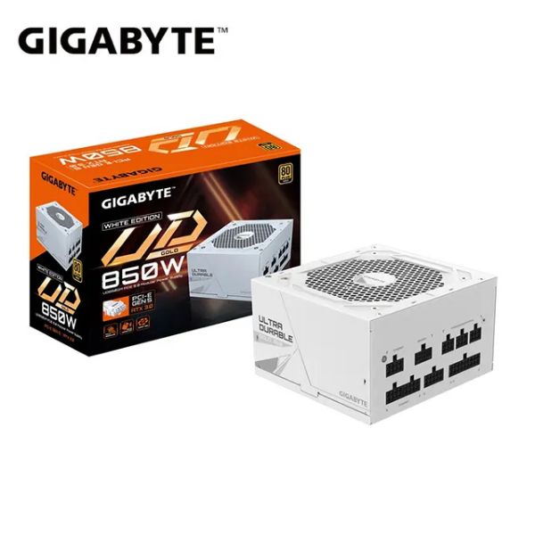 圖片 技嘉 GP-UD850GM PG5W(850W) 白色 雙8/金牌/全模/ATX3.0(PCIe 5.0)/主日系/5年保