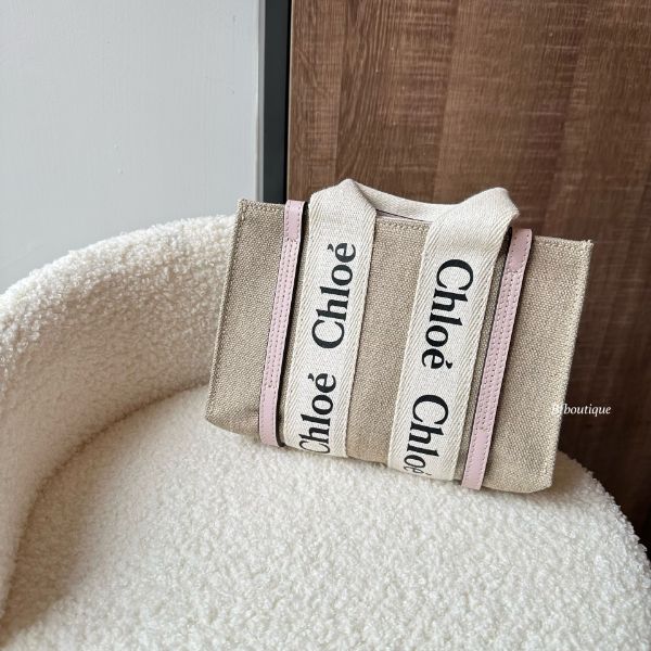 圖片 Chloe woody mini 粉色