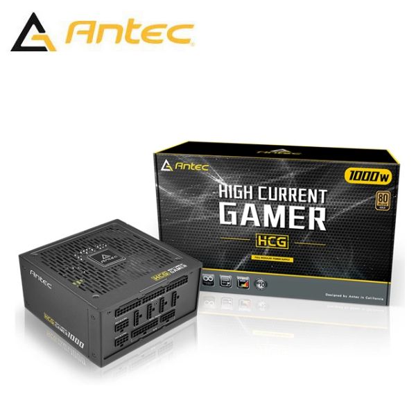 圖片 Antec HCG1000(1000W)雙8/金牌/全模/全日系/智慧溫控風扇/10年保