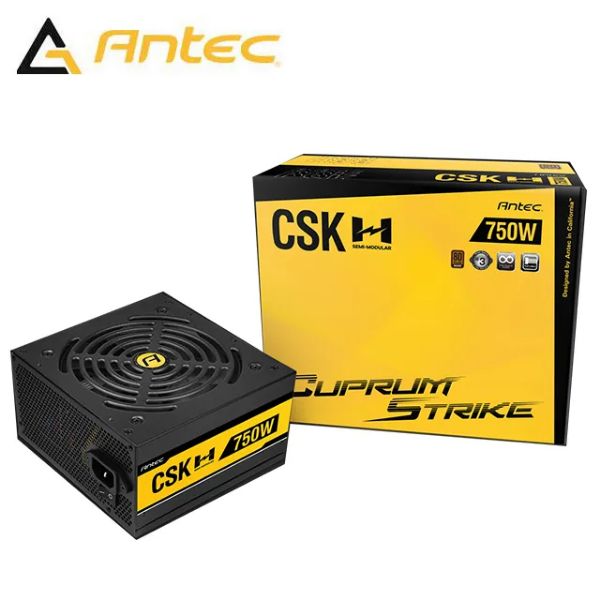 圖片 Antec CSK750H(750W) 雙8/銅牌/半模組/靜音風扇/5年保